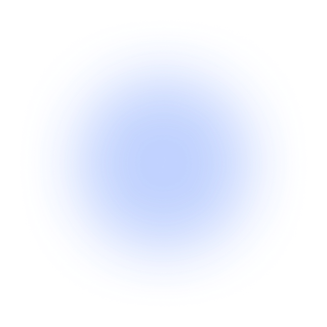 Decorative blue circle background element